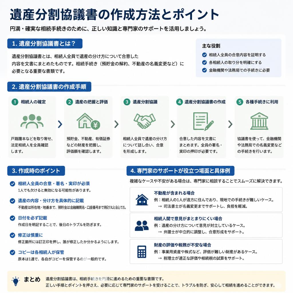 遺産分割協議書の作成
