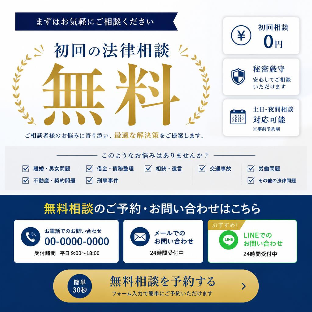 今すぐ無料相談を！