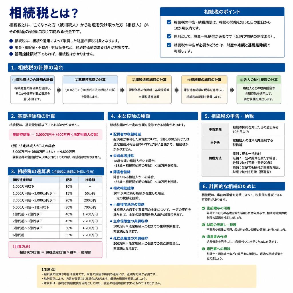 2. 遺産相続における相続税の理解