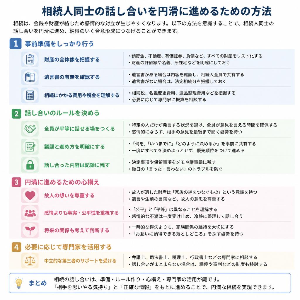 円滑な分割交渉の進め方