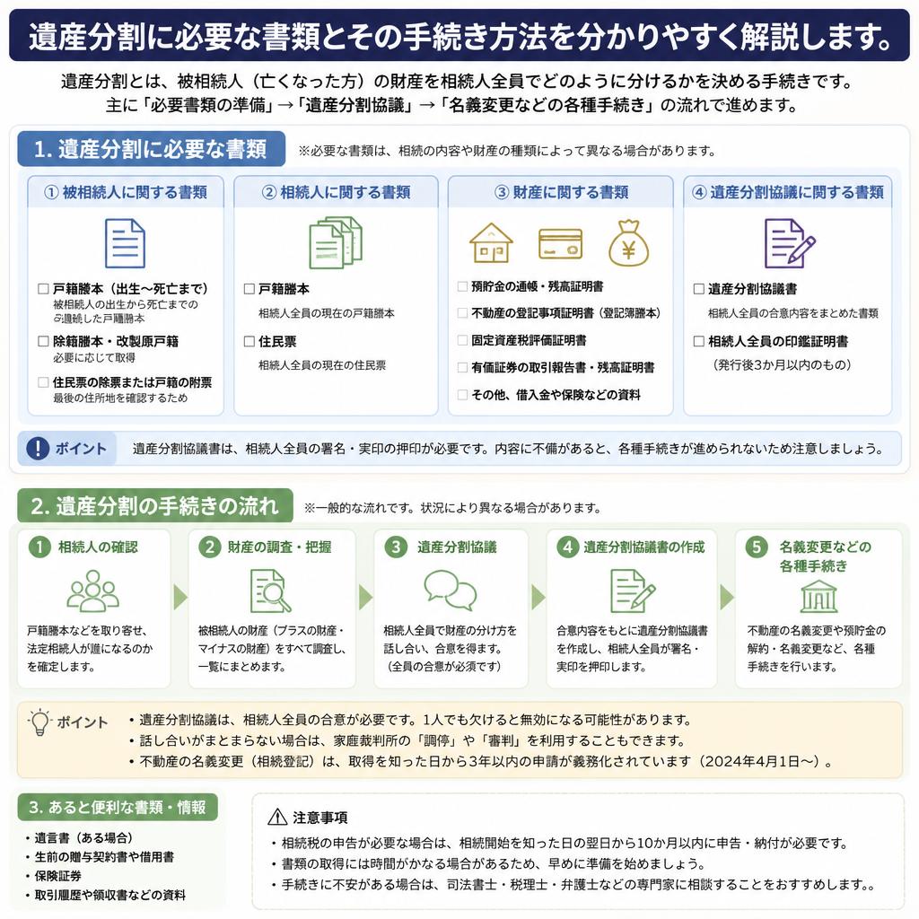 必要書類と手続き方法
