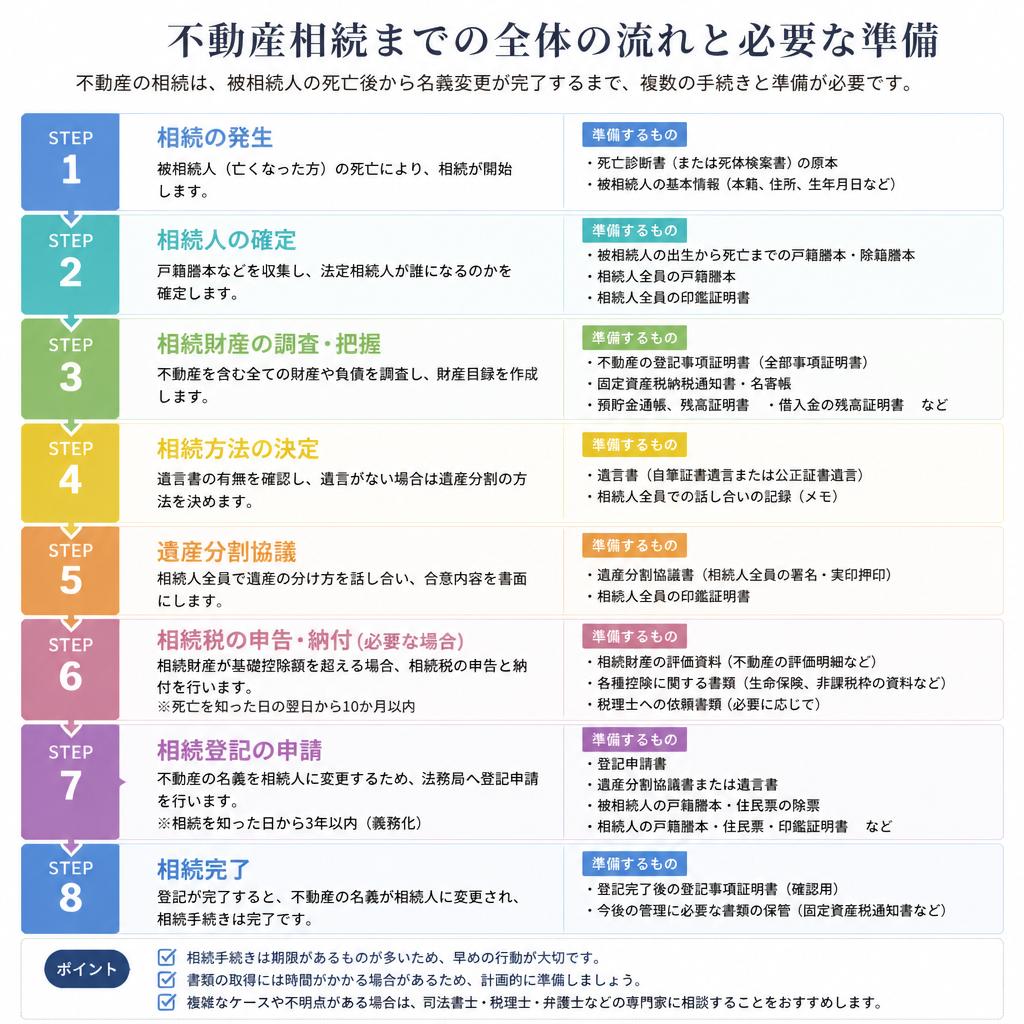 相続手続きの流れ
