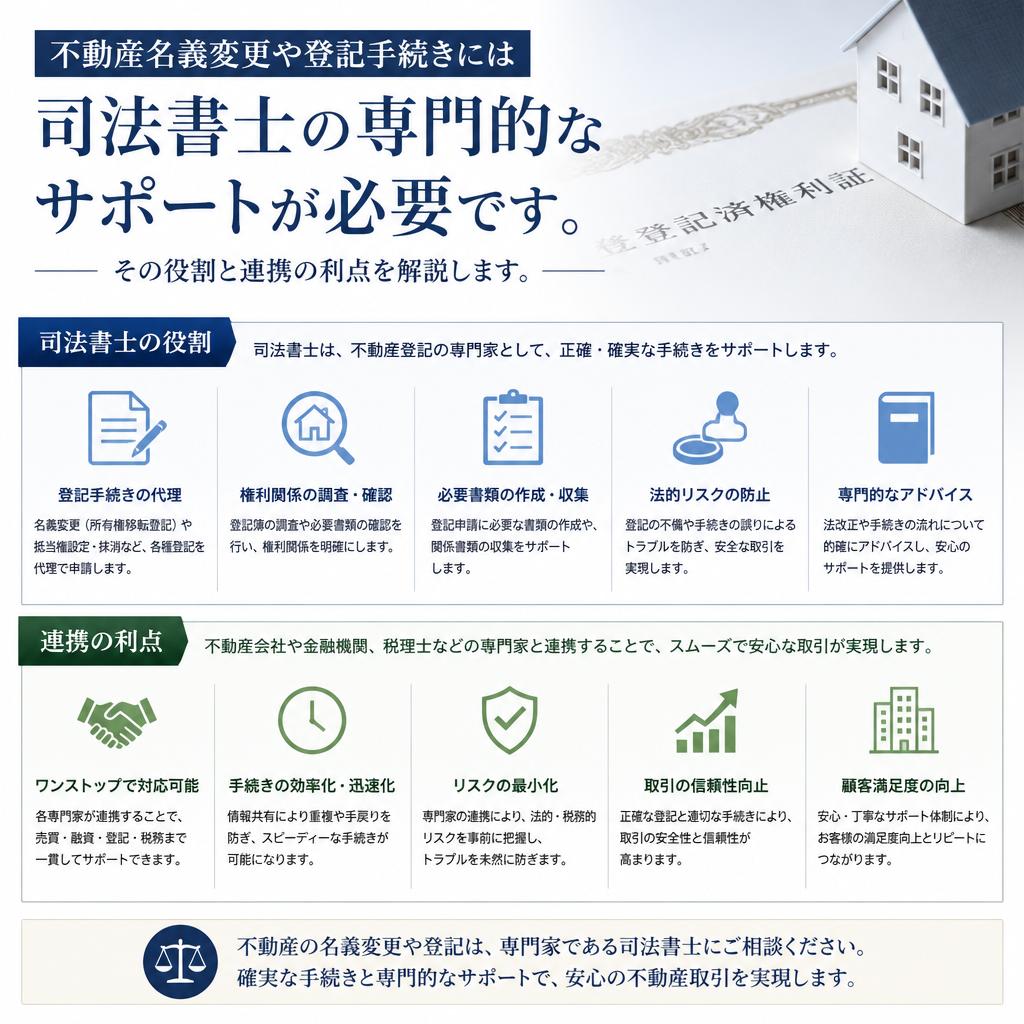 司法書士との連携の重要性