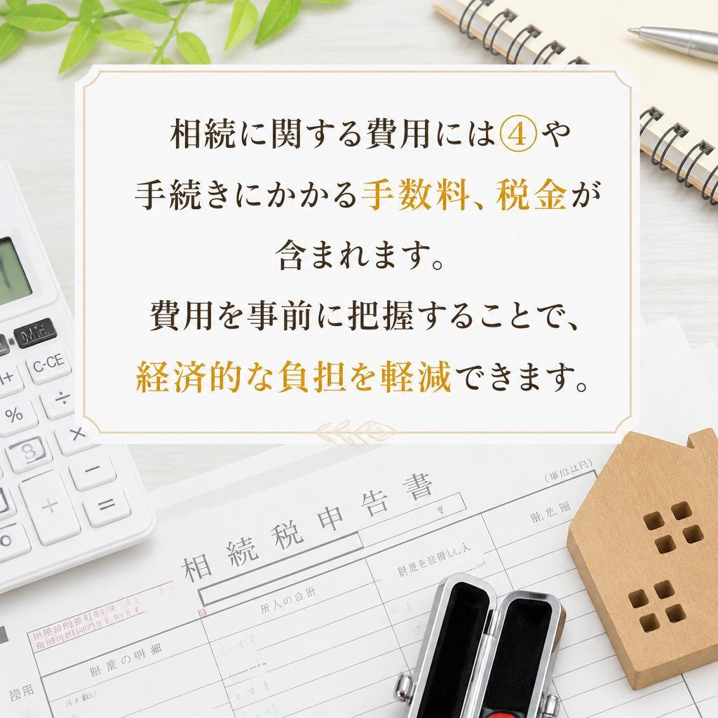 発生する相続費用の種類