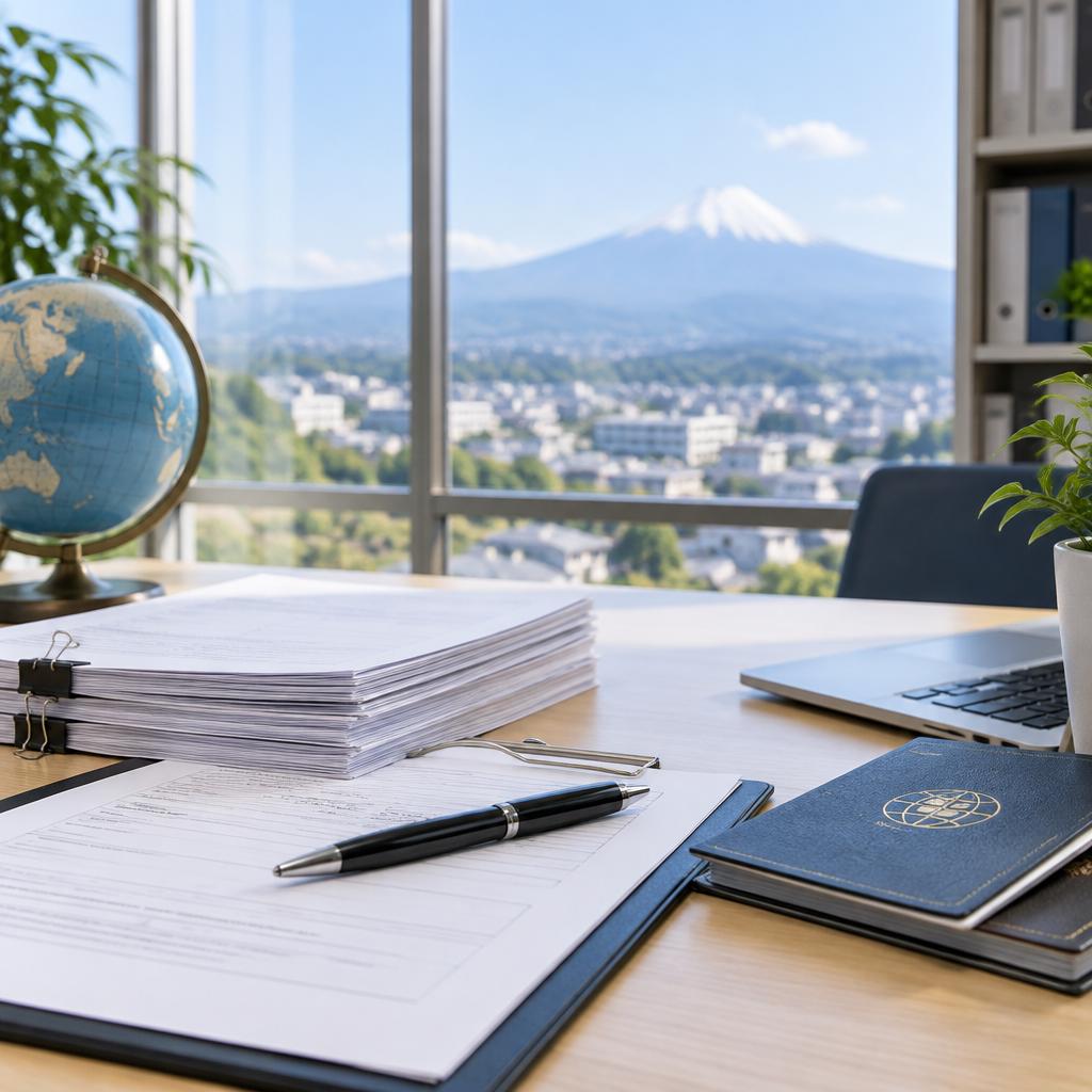 外国人雇用の第一歩を、確かな申請準備から。書類作成から在留資格認定証明書の手続きまで、御殿場の行政書士が丁寧にサポートします。