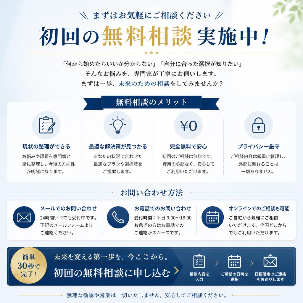 無料相談のご案内