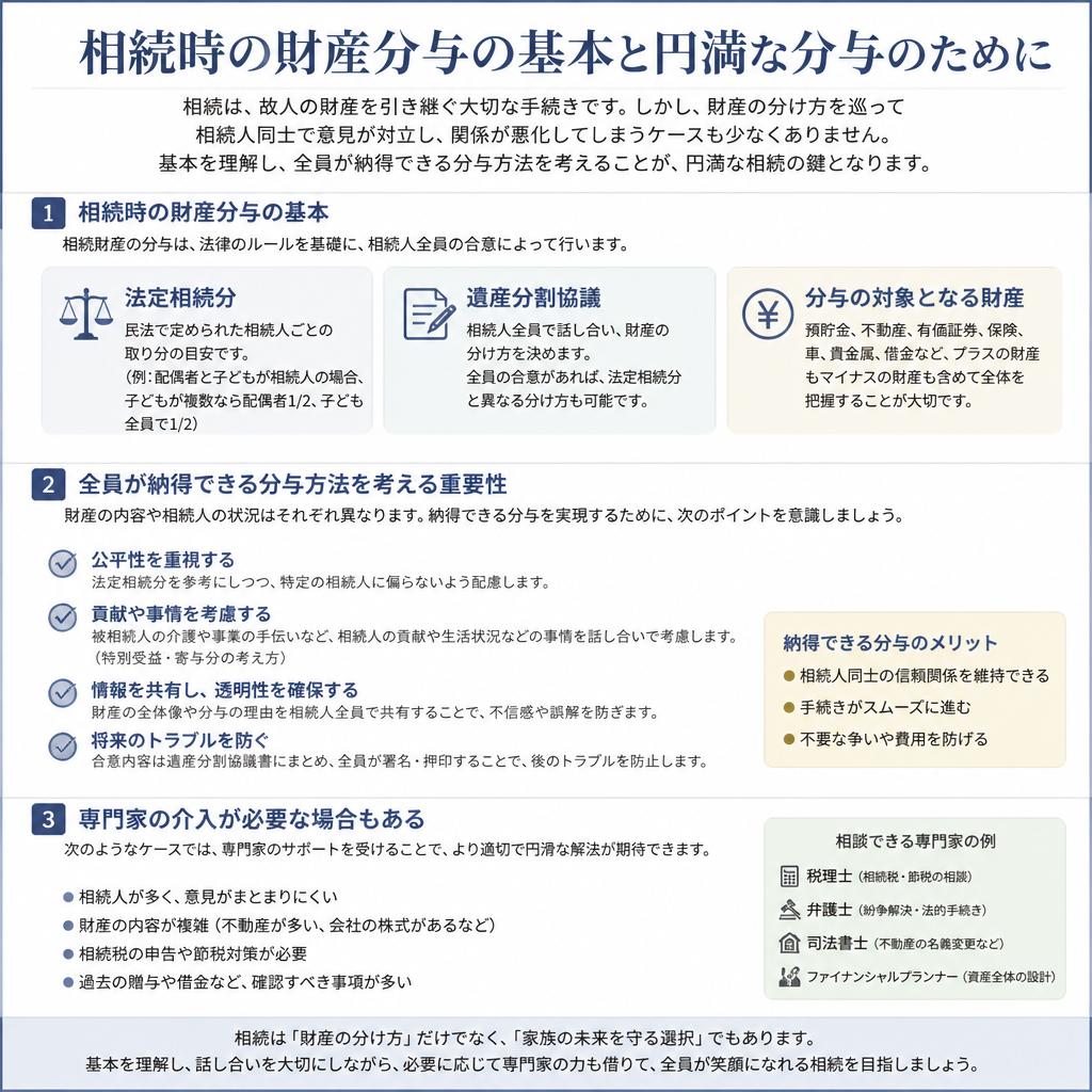 財産分与のポイント