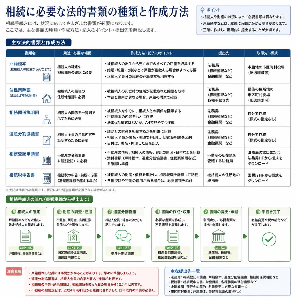 法的書類の作成支援