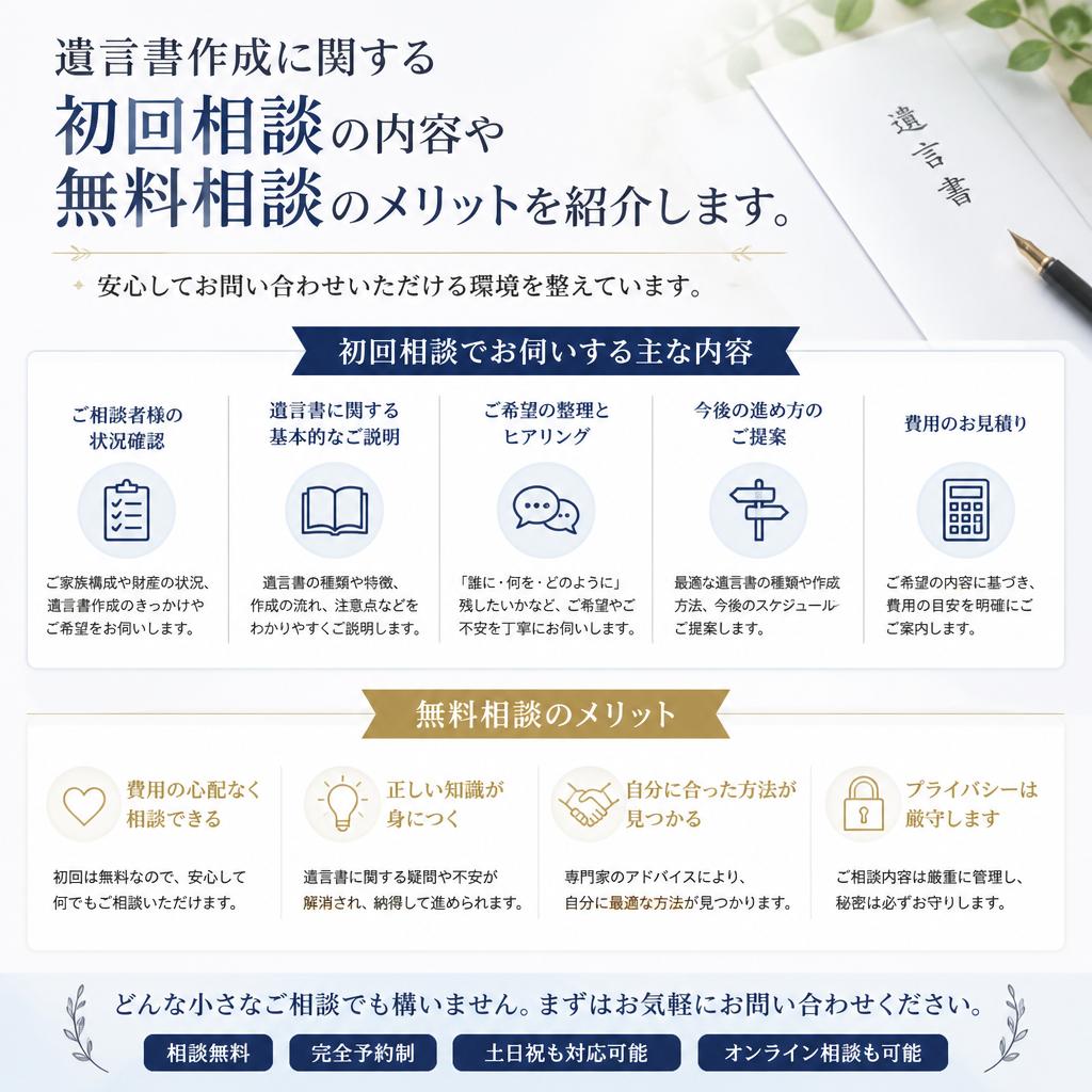 初回相談のご案内