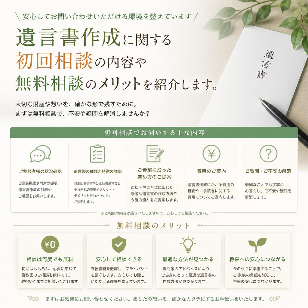 初回相談のご案内