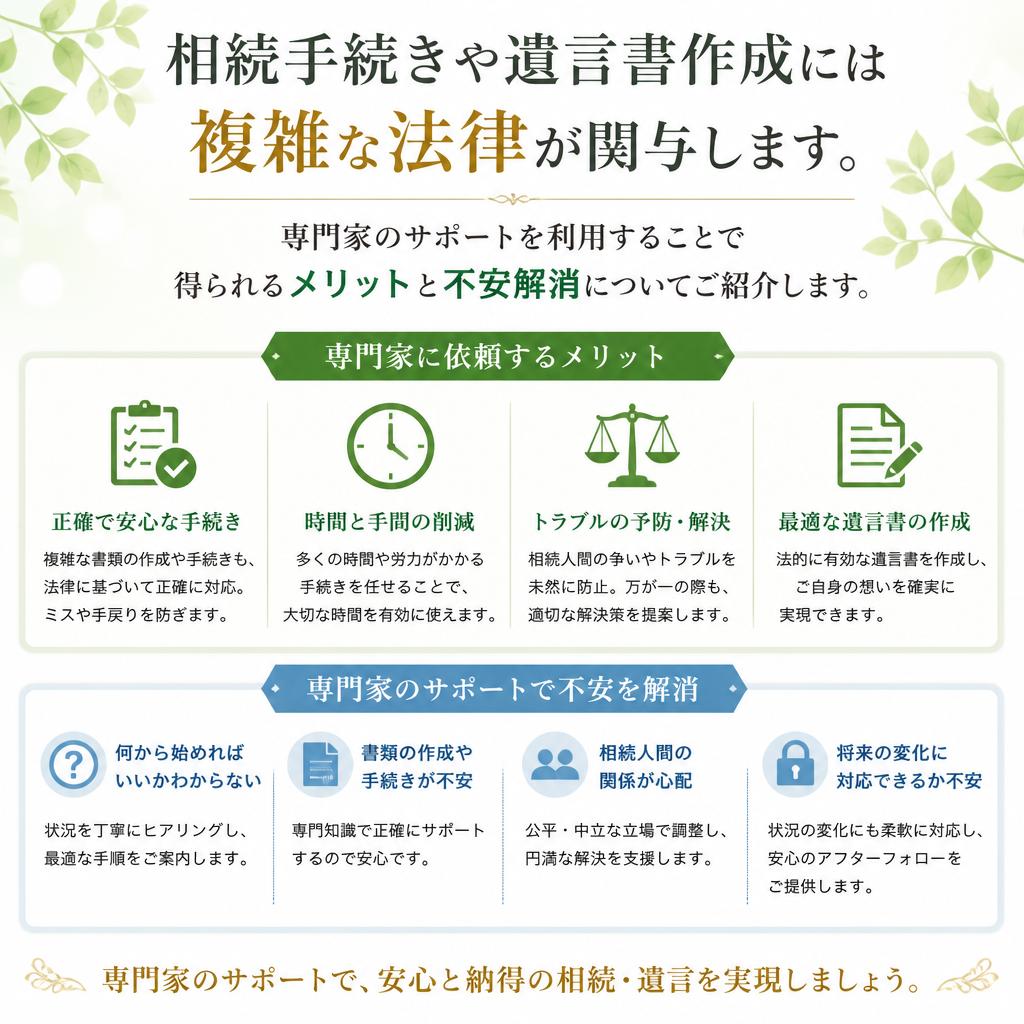 専門家のサポートがもたらすメリット