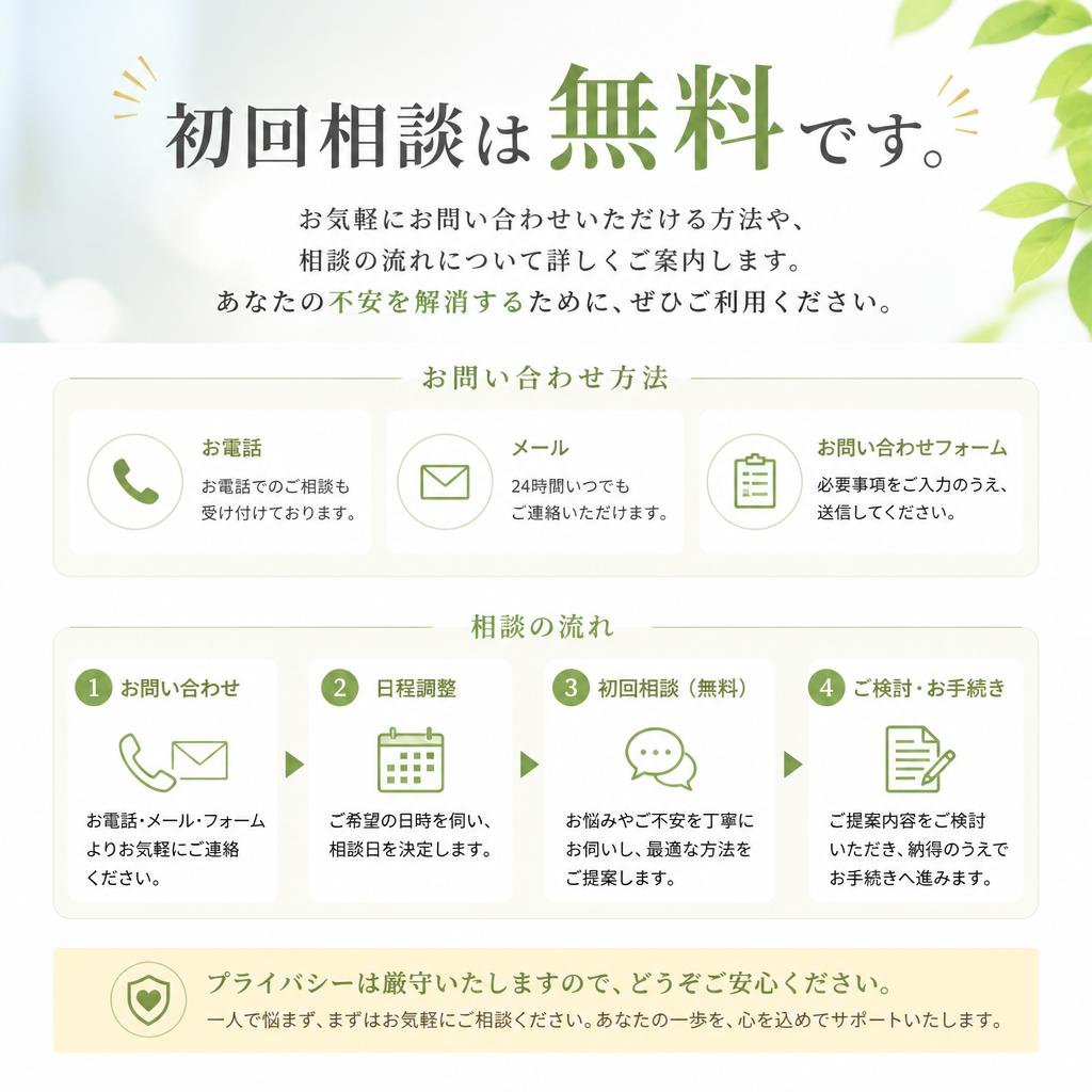 無料相談のご案内