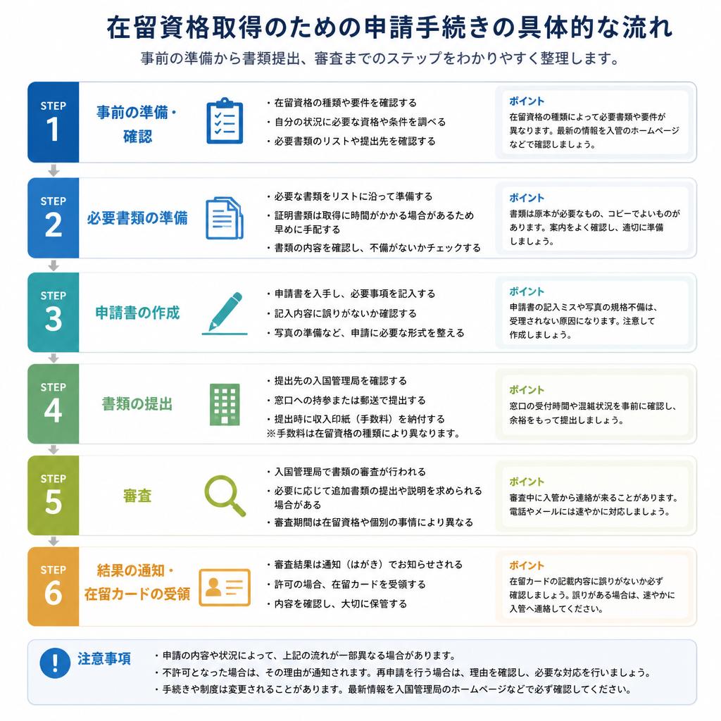 申請手続きの流れ