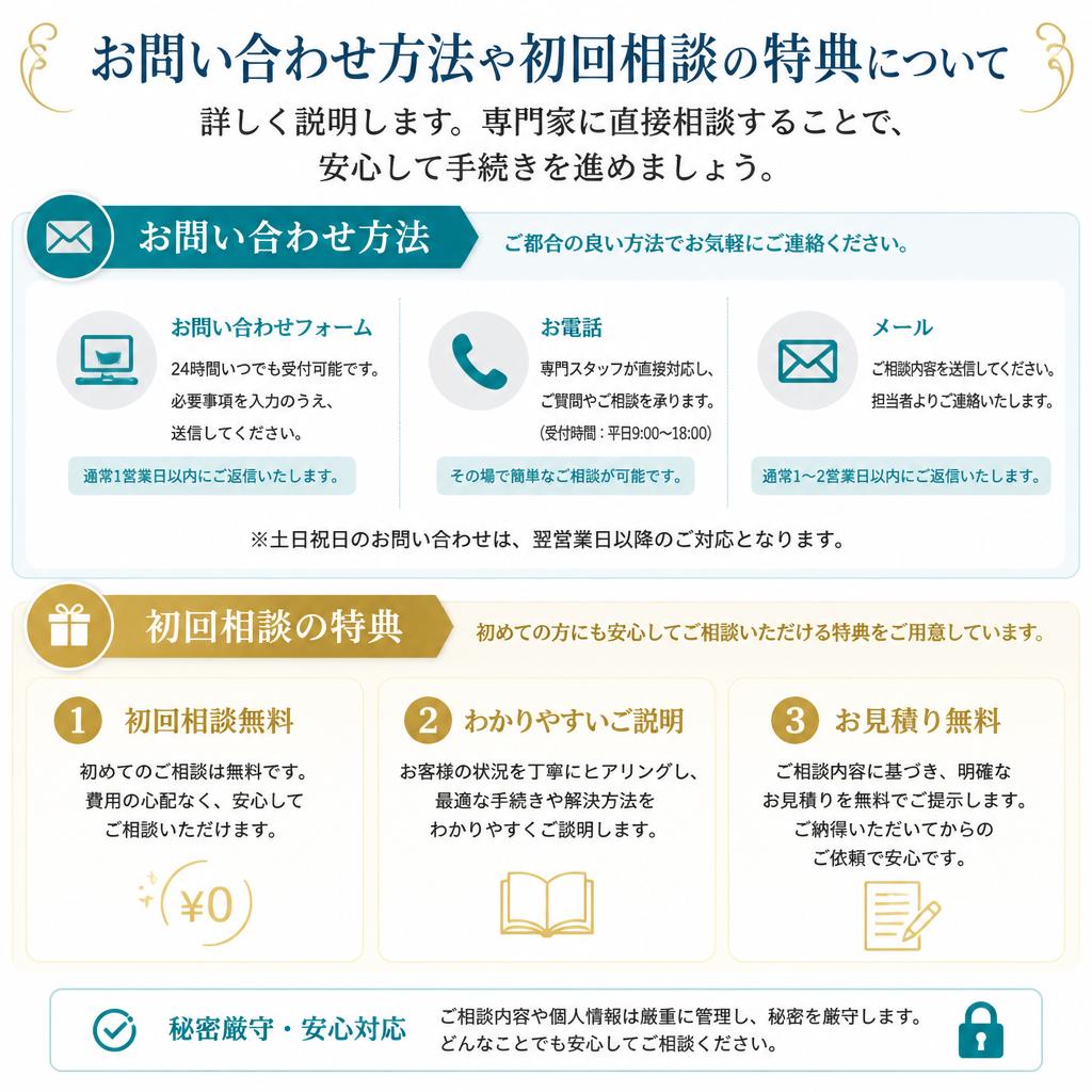 今すぐご相談を！