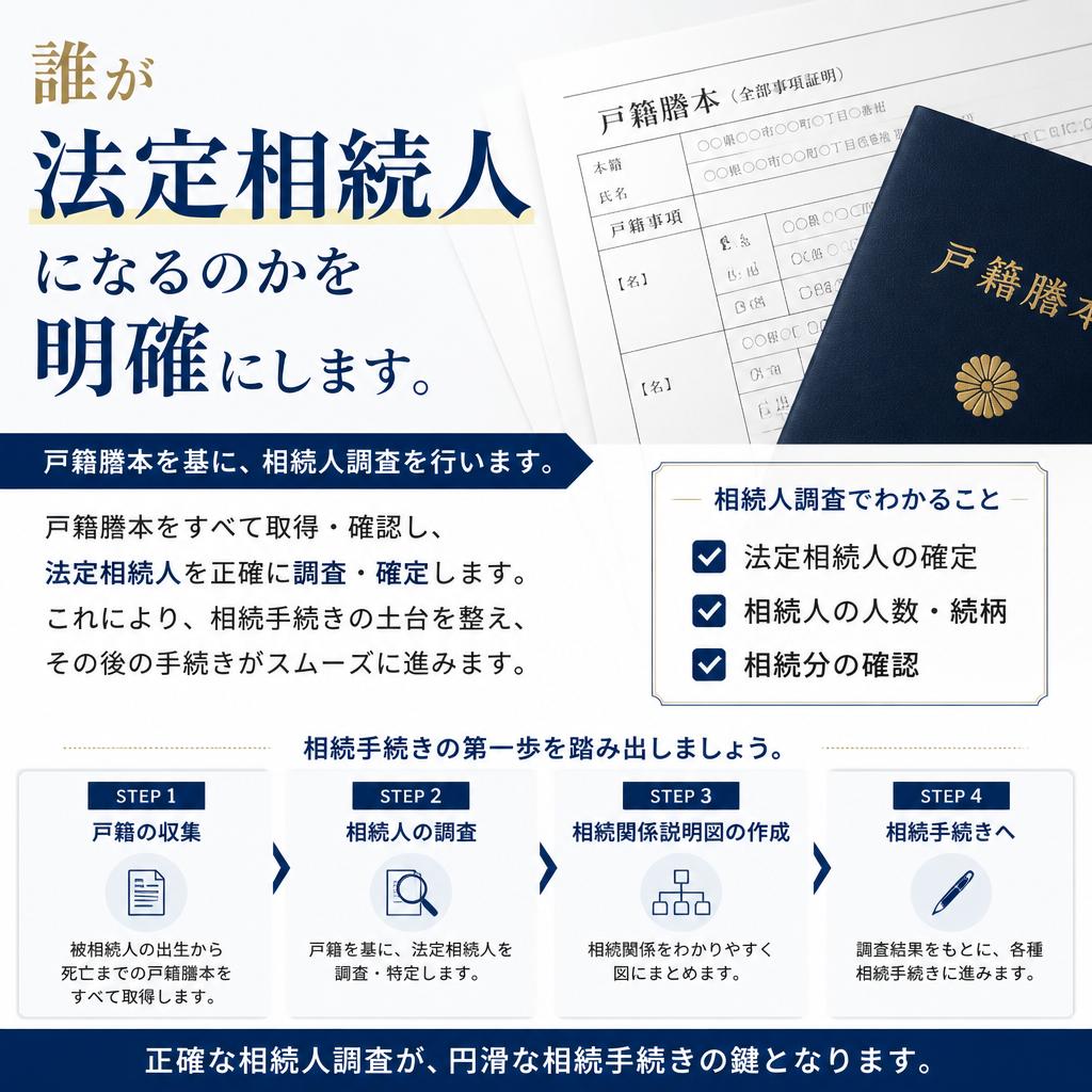 法定相続人の確認