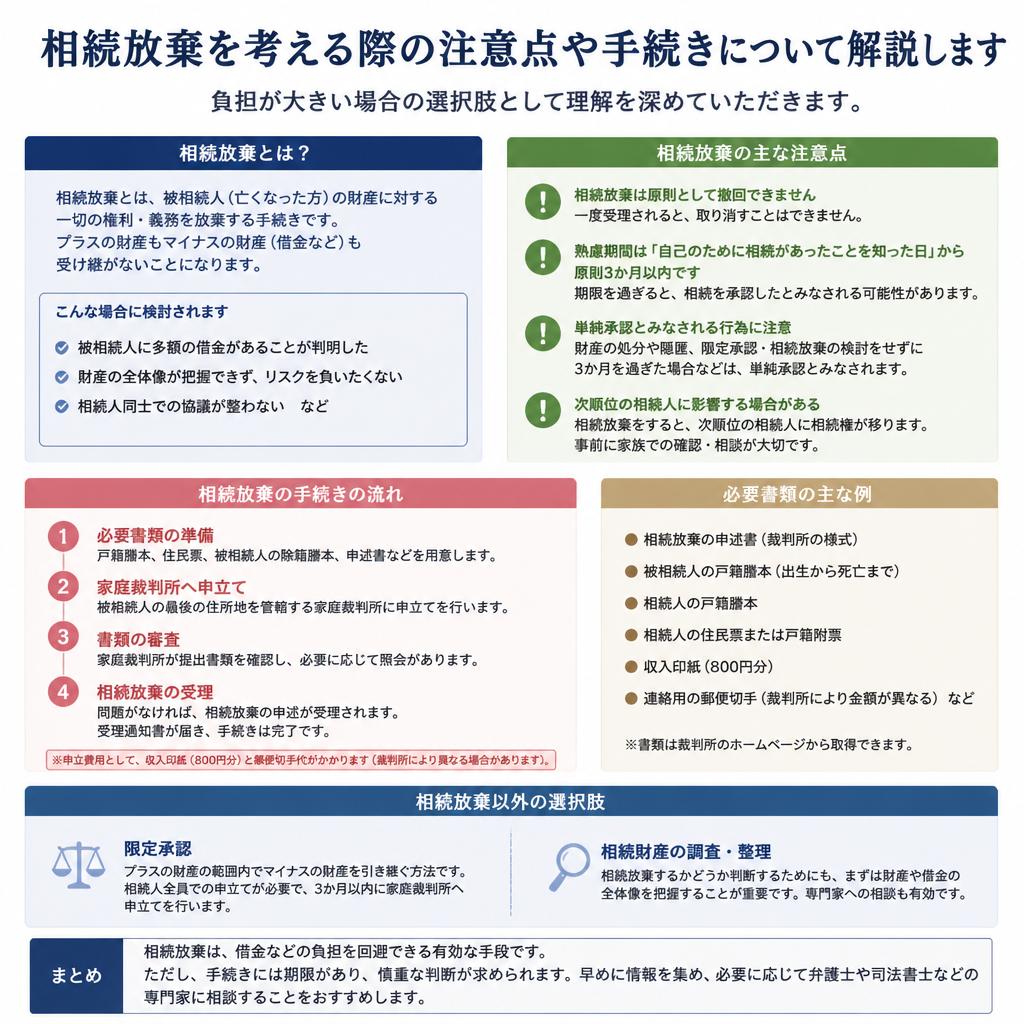 相続放棄の選択肢