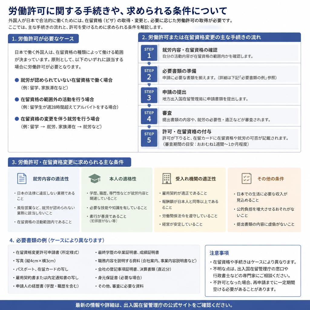 労働許可取得のサポート