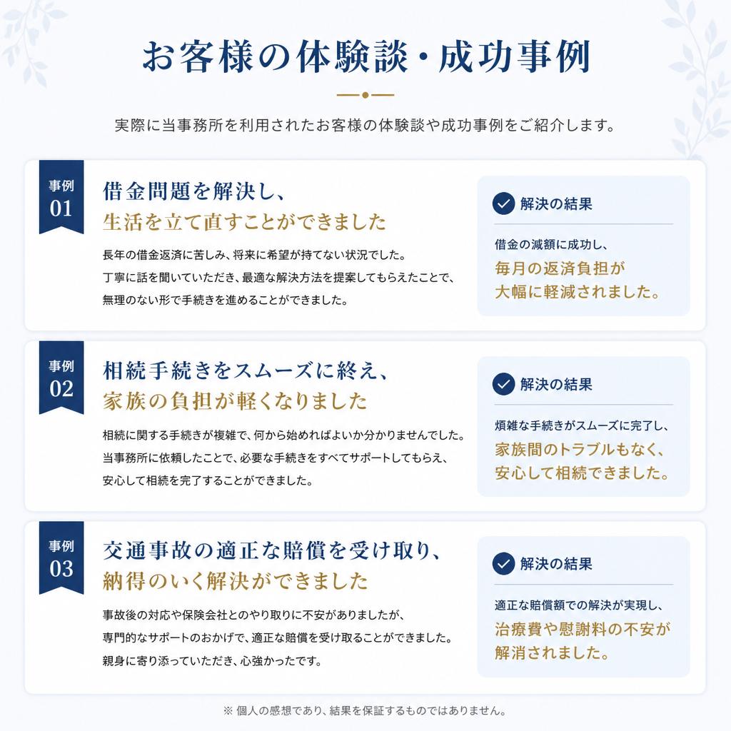 お客様の声