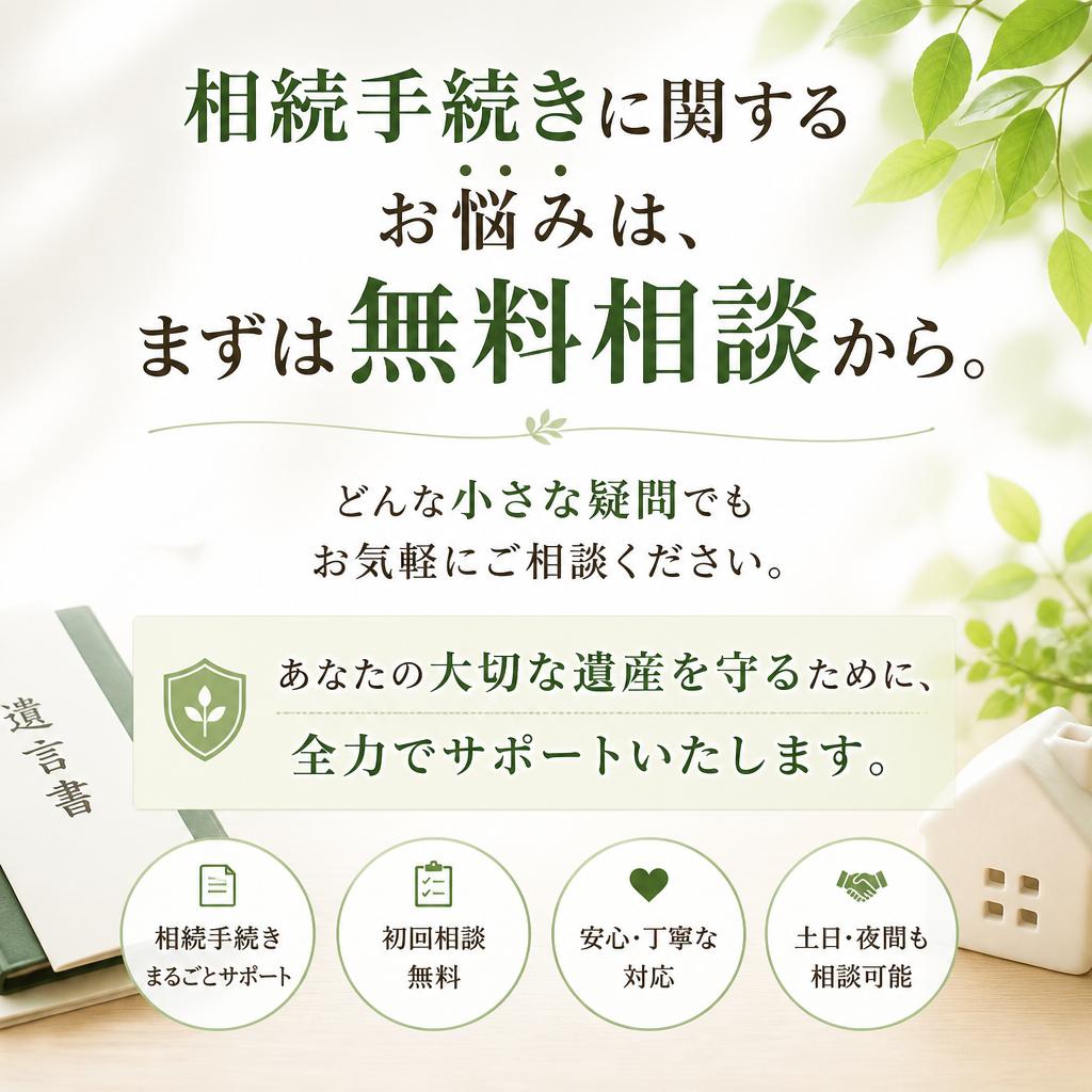 まずは無料相談から始めましょう！